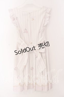 画像4: Ank Rouge / ローズティーカップジャンパースカート  ピンク×シロ O-25-09-20-025-CA-OP-IG-OS