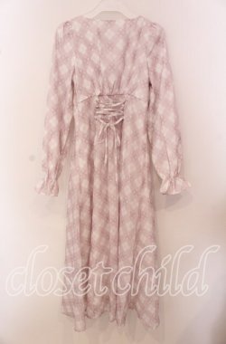画像3: evelyn / オリジナルハートチェックワンピース  ピンク O-25-09-20-026-LO-OP-IG-OS