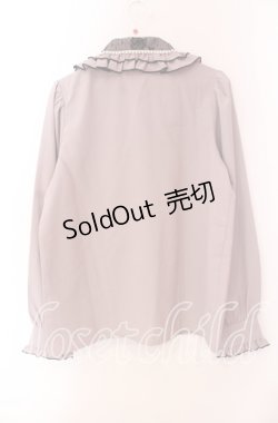 画像3: Rojita / リボンタイ配色ブラウス  ピンク×クロ O-25-09-20-028-LO-BL-IG-OS