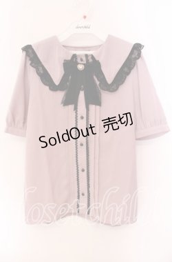 画像1: Rojita / フリルセーラー衿レースアップブラウス  ピンク O-25-09-20-030-LO-BL-IG-OS