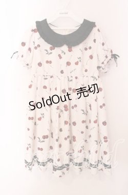 画像1: Ank Rouge / メルトチェリーワンピース  オフ×クロ O-25-09-20-032-CA-OP-IG-ZT091