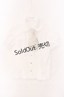 画像1: Kurumi Collaboration / マリンアカデミアブラウス M 中白 O-25-09-20-034-LO-BL-IG-OS