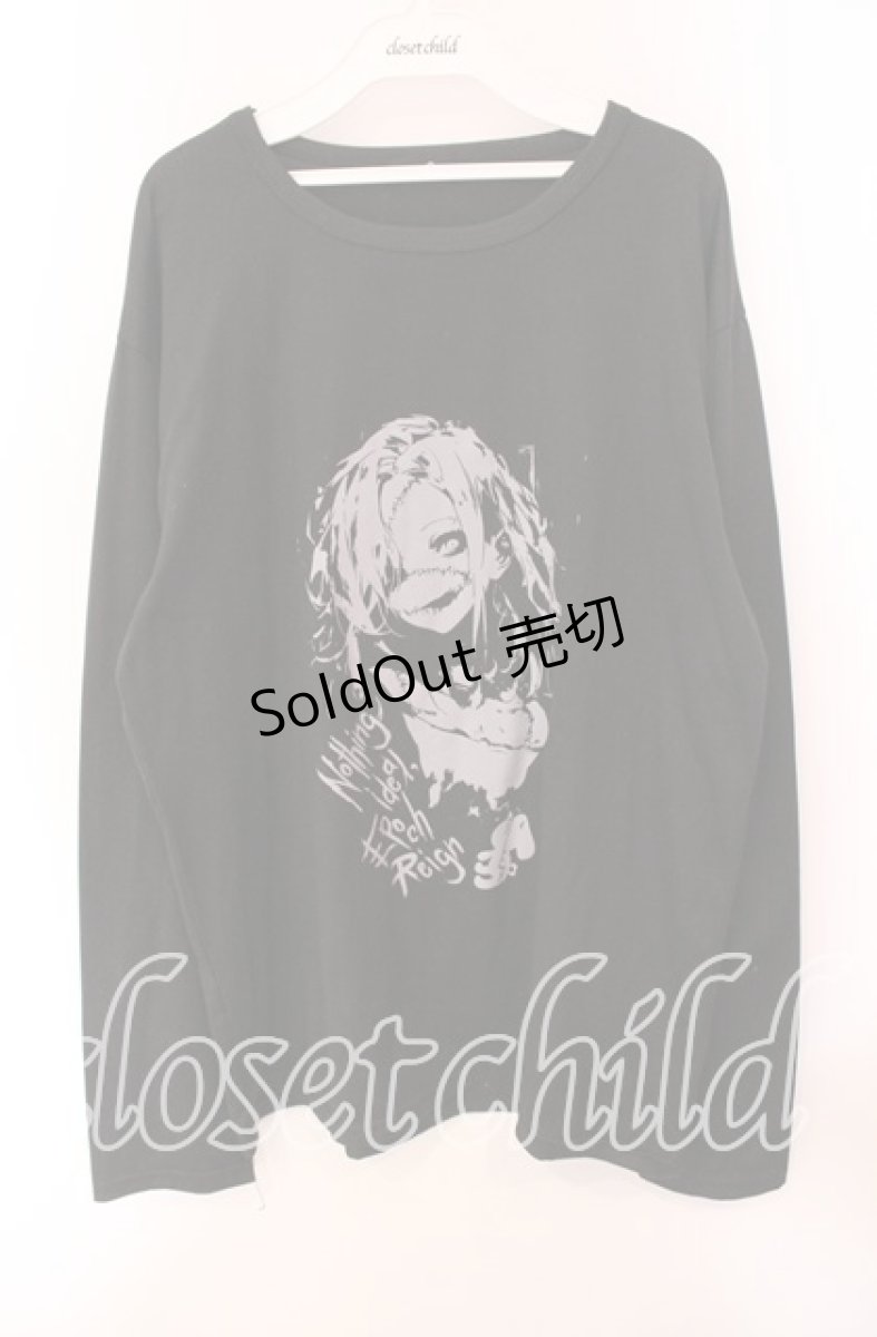 画像1: 【SALE】NieR CLOTHING / 擬人化カットソー  ブラック O-25-09-20-036-PU-TS-IG-ZT319 (1)
