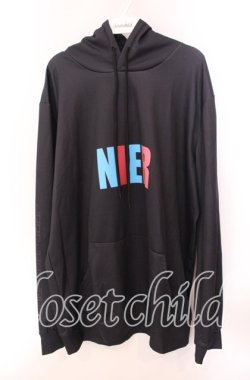 画像1: NieR Clothing / NIER STREET EDGY HEART HOODIE パーカー  ブラック×マルチ O-25-09-20-038-PU-TO-IG-OS