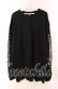 画像1: NieR Clothing / プリントカットソー XL ブラック O-25-09-20-040-PU-TO-IG-OS (1)