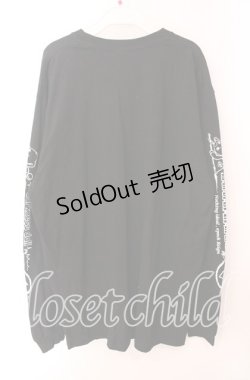 画像3: NieR Clothing / プリントカットソー XL ブラック O-25-09-20-040-PU-TO-IG-OS