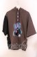 画像1: NieR Clothing / TWO-TONE DOLMAN袖PULLOVER【YANDERE TEDDY】  チャコール×ブラック O-25-09-20-044-PU-TO-IG-OS (1)