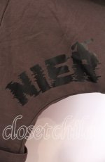 画像2: 【SALE】NieR CLOTHING / TWO-TONE DOLMAN袖PULLOVER【YANDERE TEDDY】  チャコール×ブラック O-25-09-20-044-PU-TO-IG-ZT309 (2)