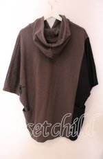 画像3: 【SALE】NieR CLOTHING / TWO-TONE DOLMAN袖PULLOVER【YANDERE TEDDY】  チャコール×ブラック O-25-09-20-044-PU-TO-IG-ZT309 (3)