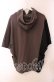 画像3: NieR Clothing / TWO-TONE DOLMAN袖PULLOVER【YANDERE TEDDY】  チャコール×ブラック O-25-09-20-044-PU-TO-IG-OS (3)