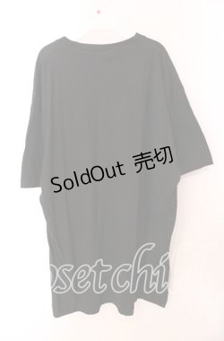 画像3: NieR Clothing / CIEL OVERSIZE BLACK COTTON CUTSEW【仕事したくねぇぇ 】 カットソー XXXL ブラック O-25-09-20-045-PU-TS-IG-OS