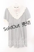 【SALE】DearMyLove / グレンチェックリトルドールワンピース M グレー O-25-09-20-049-EL-OP-OW-ZT092