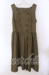 FA（Fi.n.t） / トレンチ風ジャンパースカート F カーキグリーン O-25-09-20-052-LO-OP-OW-ZT360