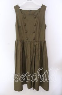 FA（Fi.n.t） / トレンチ風ジャンパースカート F カーキグリーン O-25-09-20-052-LO-OP-OW-ZT360