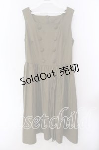 FA（Fi.n.t） / トレンチ風ジャンパースカート F カーキグリーン O-25-09-20-052-LO-OP-OW-ZT360