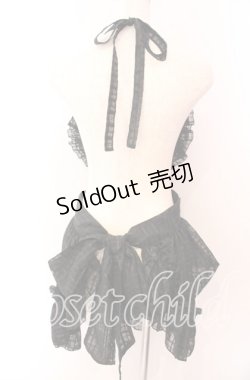 画像4: Physical Drop / ハートエプロン  クロ O-25-09-20-005-LO-OP-OW-OS