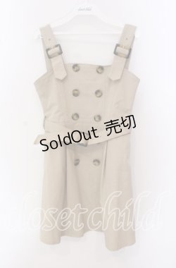 画像1: evelyn / トレンチワンピース  ベージュ O-25-09-20-056-LO-OP-OW-OS