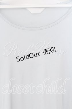 画像2: PINK HOUSE / 水玉プリント使いチュニックカットソー  サックス O-25-09-20-058-LO-OP-OW-ZI