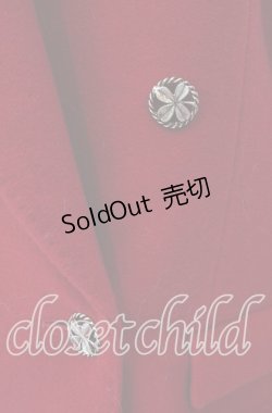 画像2: INGEBORG / 金釦使いウールセットアップ  アカ O-25-09-20-001-LO-OP-OW-ZI