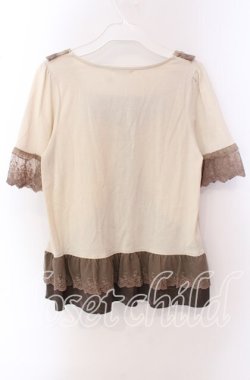画像3: axes femme / レイヤード風サテンプルオーバー  キナリ O-25-09-20-061-AX-TO-OW-OS