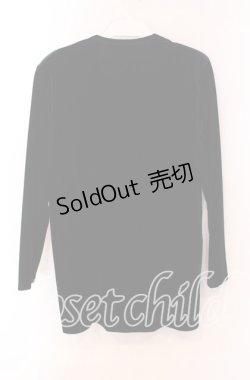 画像3: INGEBORG / ベルベットリボン長袖カットソー  クロ O-25-09-20-063-LO-TO-OW-OS