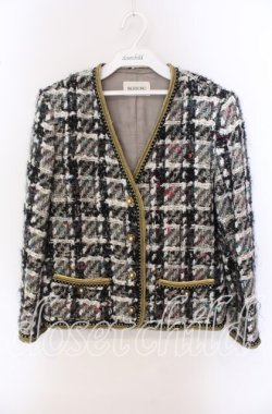 画像1: INGEBORG / ミックスツイードジャケット  グレー系 O-25-09-20-067-LO-JA-OW-OS