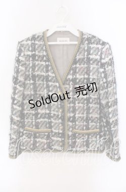 画像1: INGEBORG / ミックスツイードジャケット  グレー系 O-25-09-20-067-LO-JA-OW-ZI
