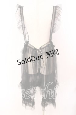 画像4: FLC / 星名桜子 hsチュールエプロンジャンスカ 3L クロ O-25-09-20-006-LO-OP-OW-OS