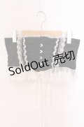 ATELIER PIERROT / Frill Short Corset 2 ブラック×ホワイト O-25-09-20-078-EL-TO-OW-OS