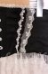 画像2: ATELIER PIERROT / Frill Short Corset 2 ブラック×ホワイト O-25-09-20-078-EL-TO-OW-OS (2)