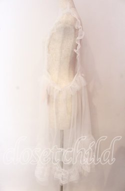 画像3: FLC / 星名桜子 hsチュールエプロンジャンスカ 3L シロ O-25-09-20-007-LO-OP-OW-OS