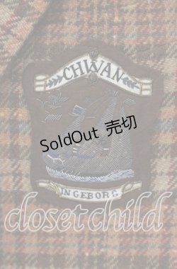 画像2: INGEBORG / ワッペン使いチェックジャケット  オレンジ O-25-09-20-083-LO-JA-OW-ZI