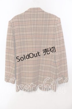 画像3: INGEBORG / ワッペン使いチェックジャケット  オレンジ O-25-09-20-083-LO-JA-OW-ZI