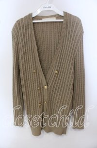 INGEBORG / ケーブルニットカーディガン  ベージュ O-25-09-20-084-LO-TO-OW-ZI