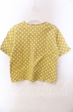 画像3: 【SALE】INGEBORG / 水玉Tシャツ  イエロー O-25-09-20-085-LO-TO-OW-ZT262 (3)