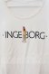 画像2: INGEBORG / リップptTシャツ  アイボリー O-25-09-20-087-LO-TO-OW-OS (2)