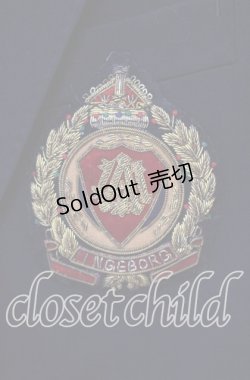 画像2: INGEBORG / エンブレムワッペン使いジャケット  ネイビー O-25-09-20-089-LO-JA-OW-OS