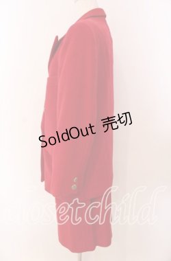 画像3: INGEBORG / 金釦使いウールセットアップ  アカ O-25-09-20-001-LO-OP-OW-ZI