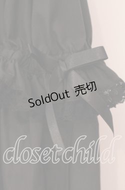 画像3: metamorphose / 【プラスサイズ】袖取り外し丸襟ブラウス 2 クロ O-25-09-20-094-ME-BL-OW-OS