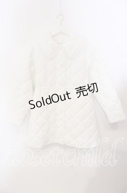 画像1: evelyn / 襟キルティングコート  シロ O-25-09-20-102-LO-CO-OW-OS