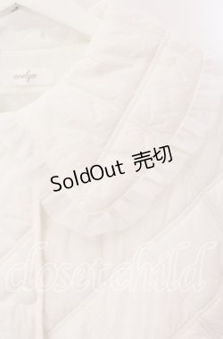 画像2: evelyn / 襟キルティングコート  シロ O-25-09-20-102-LO-CO-OW-OS