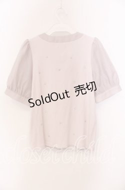 画像3: evelyn / ビジュー配色ボウタイトップス  ピンク O-25-09-20-104-LO-TO-OW-ZT0924B