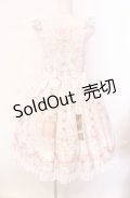 BABY,THE STARS SHINE BRIGHT / Marie-Antoinette〜華麗なる輝きに秘めた永遠の想い〜柄フリルジャンパースカート  ピンク O-25-09-20-010-BA-OP-OW-OS