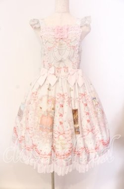 画像1: BABY,THE STARS SHINE BRIGHT / Marie-Antoinette〜華麗なる輝きに秘めた永遠の想い〜柄フリルジャンパースカート  ピンク O-25-09-20-010-BA-OP-OW-OS