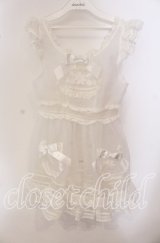 BABY,THE STARS SHINE BRIGHT / Sweet Cherries Cafe Girl エプロン  シロ O-25-09-20-111-BA-TO-OW-OS