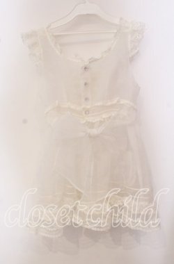 画像4: BABY,THE STARS SHINE BRIGHT / Sweet Cherries Cafe Girl エプロン  シロ O-25-09-20-111-BA-TO-OW-OS