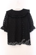 画像3: 【SALE】m petit by misako / AOKレースブラウス M クロ O-25-09-20-112-LO-BL-OW-ZT361 (3)