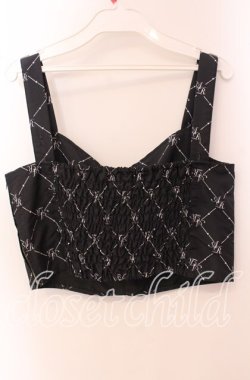 画像3: Ank Rouge / モノグラム ビスチェ M クロ O-25-09-20-115-CA-TO-OW-OS