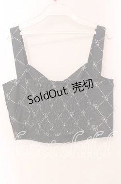 画像3: Ank Rouge / モノグラム ビスチェ M クロ O-25-09-20-115-CA-TO-OW-OS