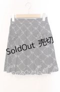 Ank Rouge / モノグラムスカート M クロ O-25-09-20-116-CA-SK-OW-OS